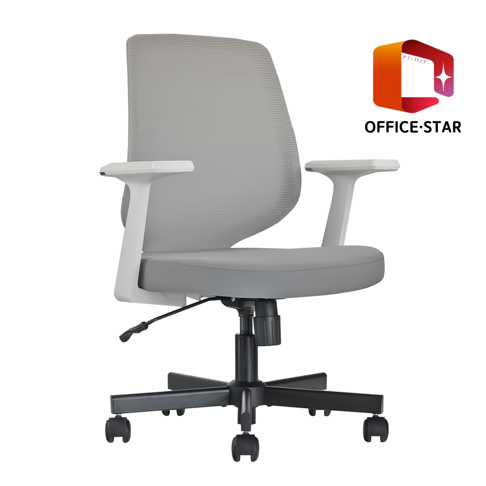 일본정품브랜드 OFFICE . STAR SMALL 사무용 의자 회의실용 학생용 컴퓨터 메쉬 체어, 흰색 +회색 + 회색 145,950원