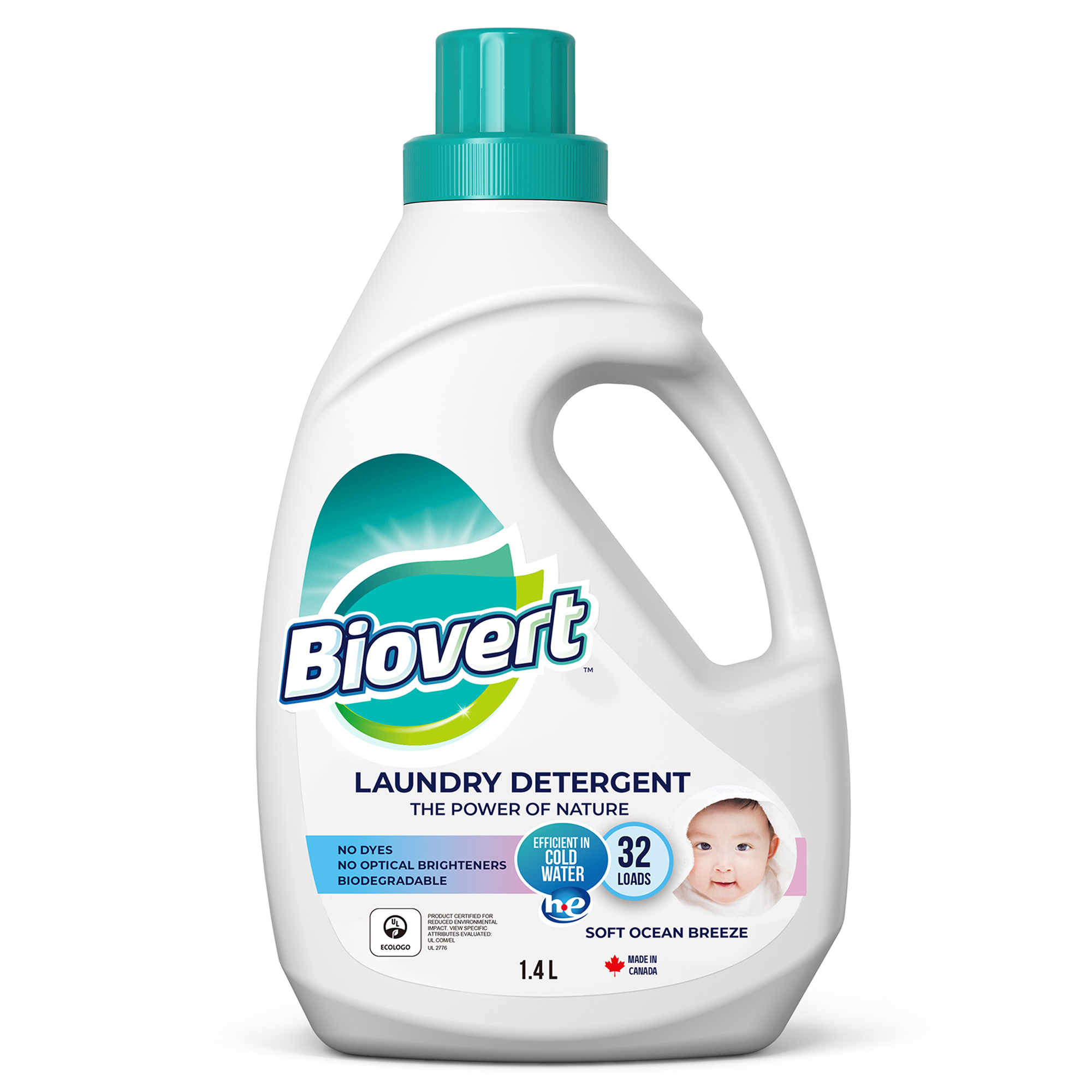 바이오벌트 소프트 오션 브리즈 유아 세제, 1.4L, 1개 18,900원