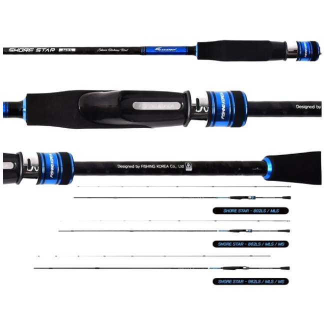 씨호크 쇼어스타 인쇼어 로드 볼락 전갱이 풀치 광어 우럭 농어 알방어 알부시리 삼치 돌문어 802L~962M 110,000원