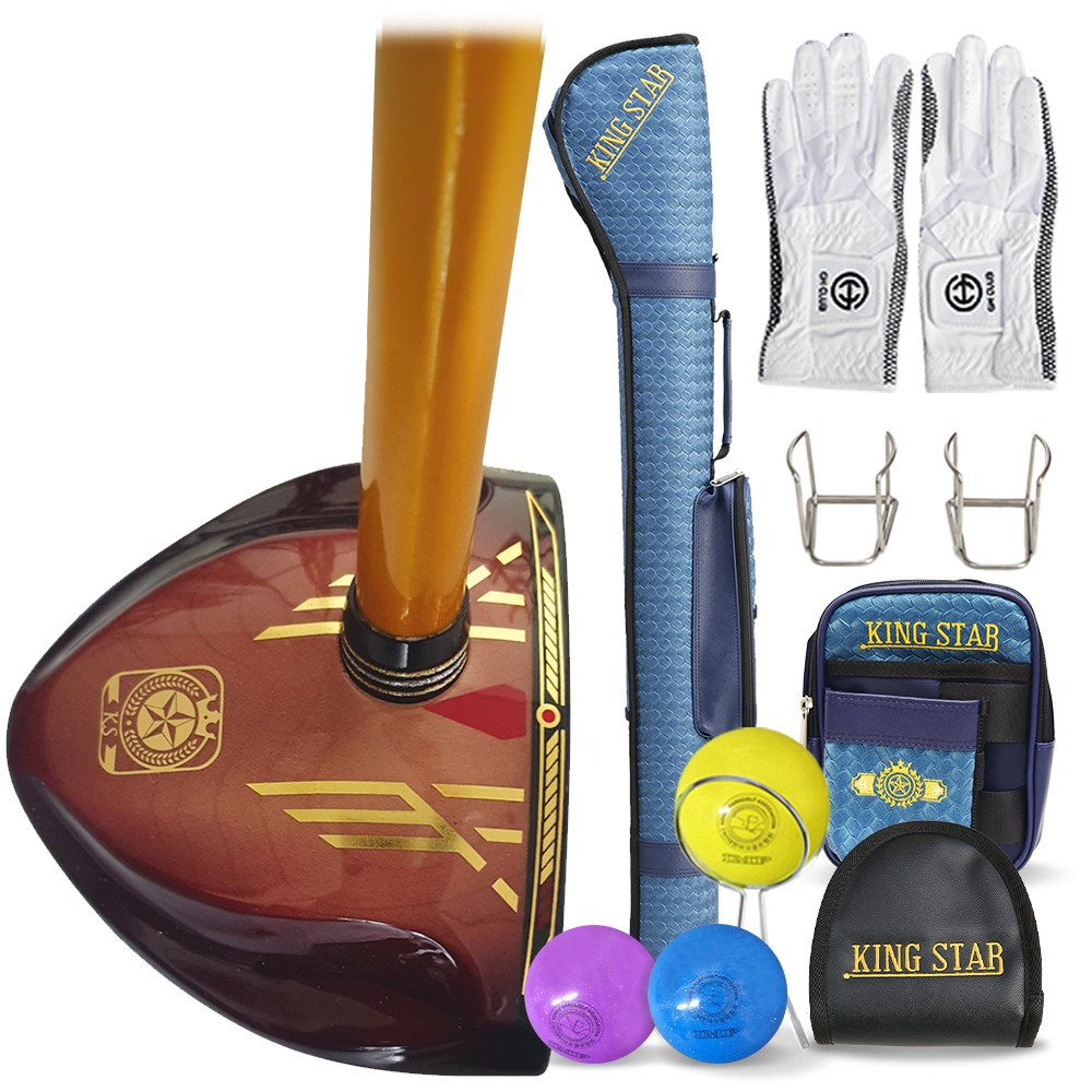 중급 올인원 풀세트! 킹스타 파크골프 KS-502 싱글가방 골프채 7종 풀세트 국내생산/품질보증/무상AS 865,000원
