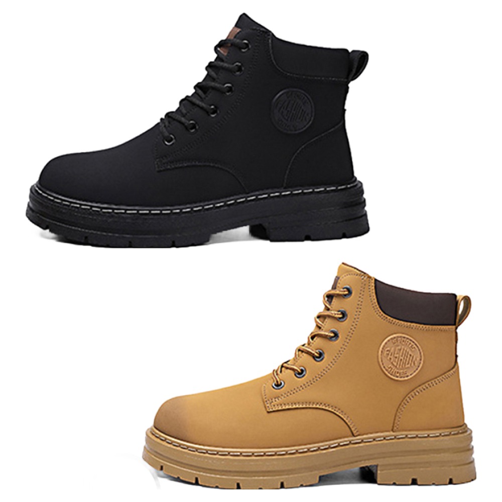 차쿠 1+1(2세트) 남성 빈티지 워커 카고부츠 신발 통굽 하이탑 운동화 낚시 캠핑 전술 작업 39,800원