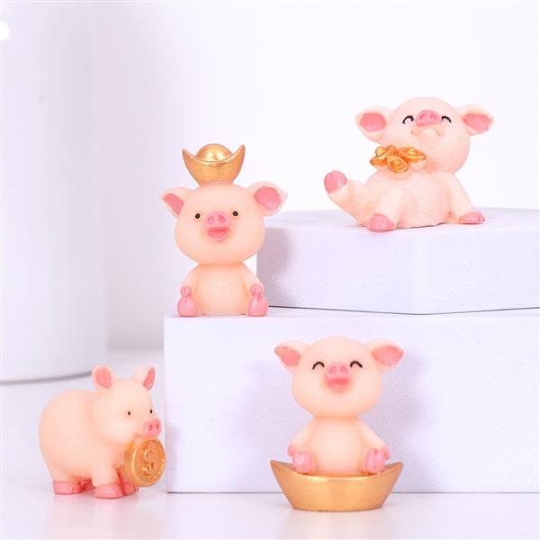 인테리어 소품 미니 복돼지 피규어 오브제 세트 GHD16 12,000원