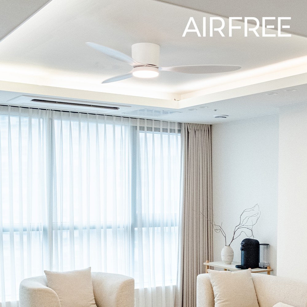 에어프리Ver2 실링팬 조명 42인치(107cm) 화이트 BLDC모터, 42인치(107cm) 화이트 + LED 220,000원