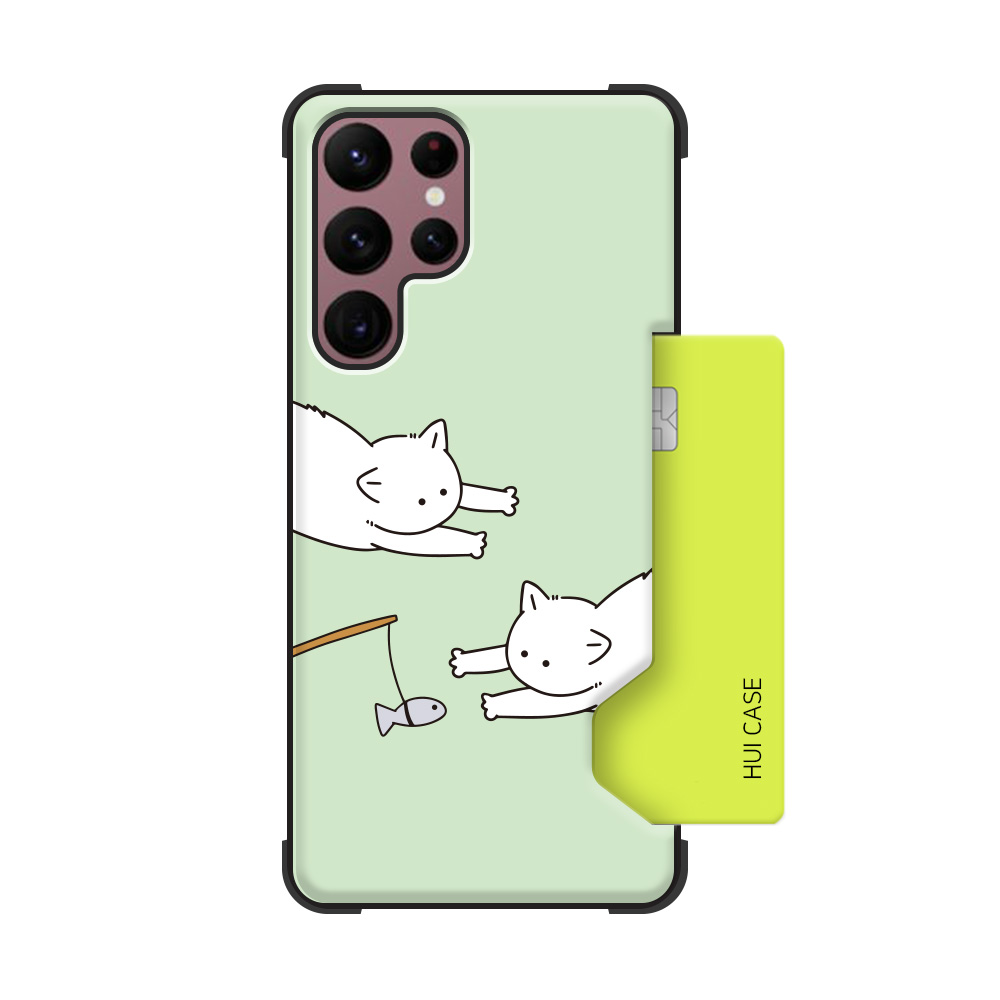 휘케이스 05.고양이물고기 디자인 갤럭시 슬림 카드수납 범퍼케이스 15,900원