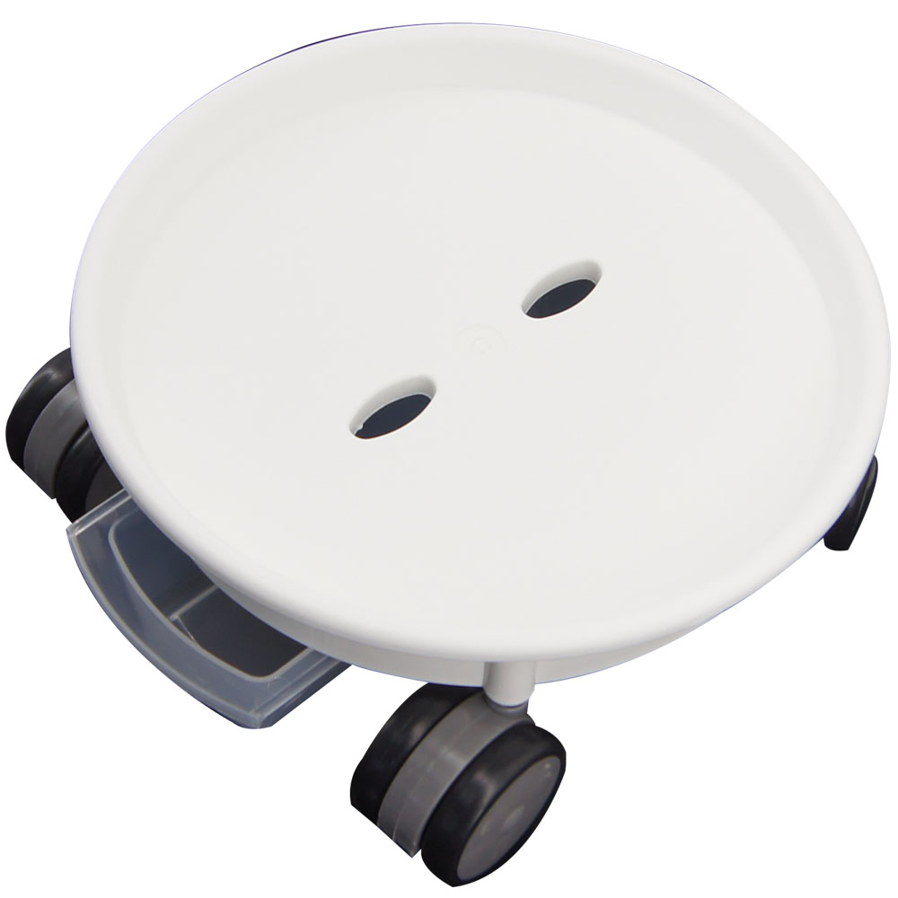 감동샵 이동식 로라원형 화분 물받침대, 흰색, 1개 12,300원