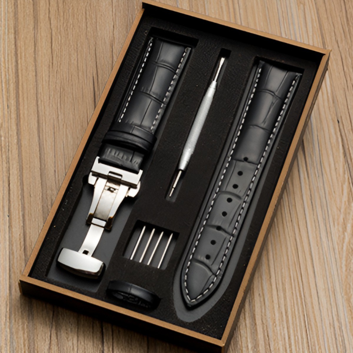 고오 고품격 소가죽 디버클 시계줄 13,900원