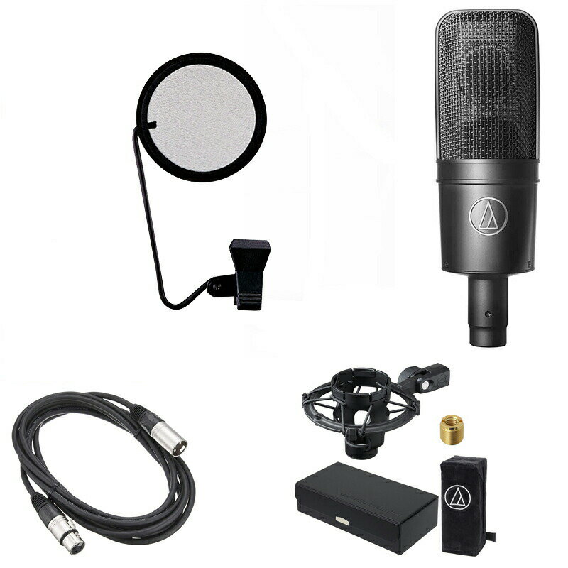 오디오 테크니카 AT4040 콘덴서 마이크 + 캐논 케이블 5m + 팝 가드 PO-05S 세트 459,140원