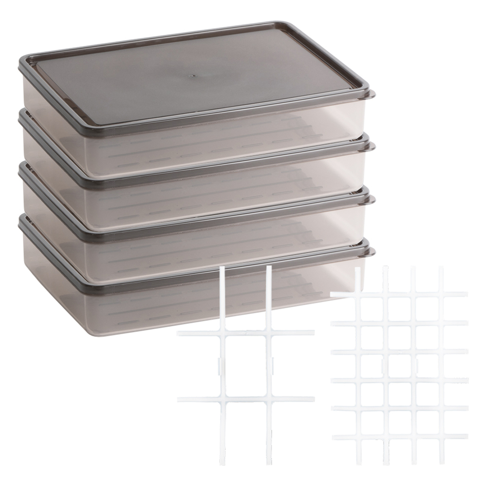 비트리 부드럽게 휘어지는 냉동 정리용기 1.5L x 4p + 소분칸칸이 9칸 + 소분칸칸이 35칸 세트, 1개, 정리용기 1.5L 4p + 소분칸칸이 9칸 + 소분칸칸이 35칸 26,100원