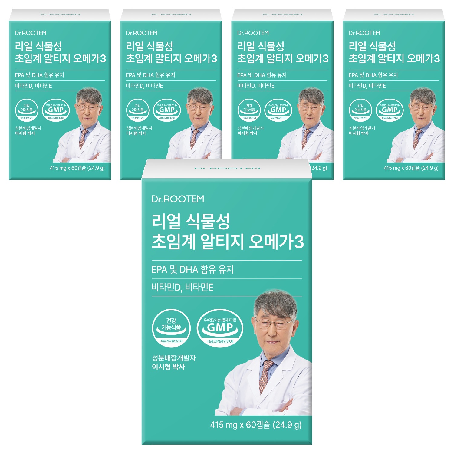 닥터루템 리얼 식물성 초임계 알티지 오메가3, 60정, 5개 70,600원