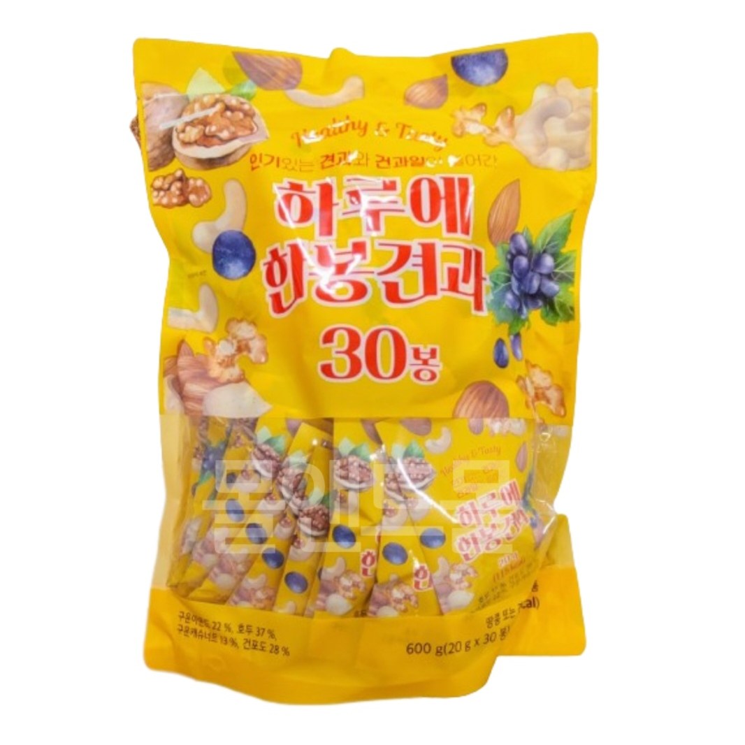 하루에 한봉 견과 30봉 ( 600g ) x 1개 21,590원