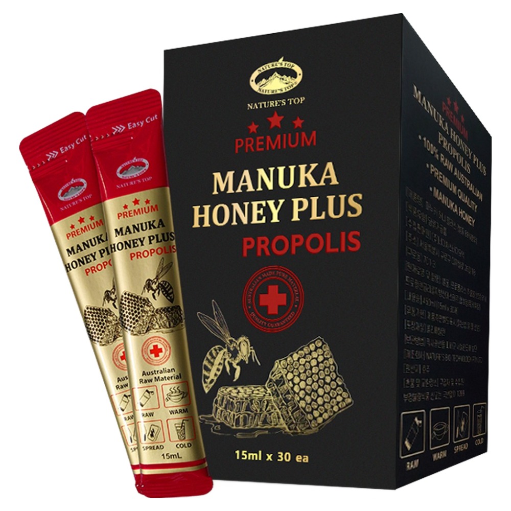 네이쳐스탑 마누카 허니 플러스 30개, 1개, 450ml 46,000원