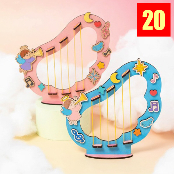 배송비X 봄만들기 MDF하프 초등학생장난감 우드만들기 악기만들기 38,000원