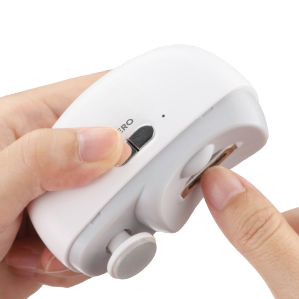 카에로 3in1 안전한 전동 손톱깎이 손톱 샌딩 버핑 다듬기 정리 자동, 1개, 화이트 32,500원