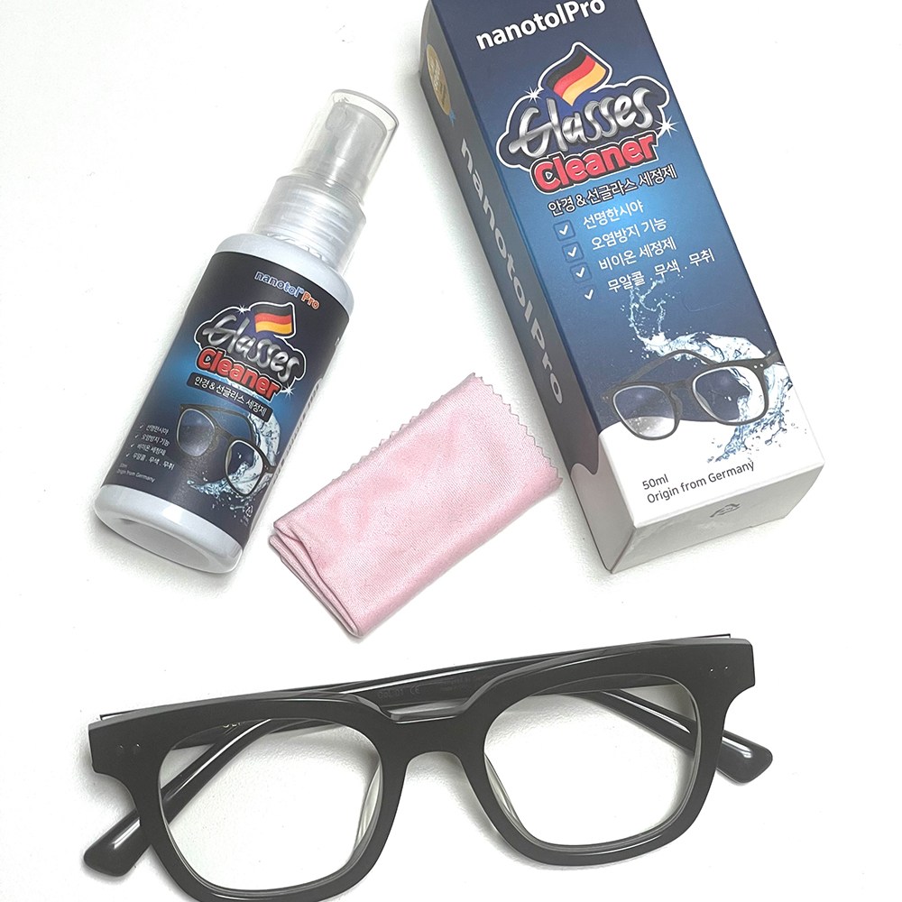 나노톨프로 안경세정제 클리너 코팅제 선글라스 유리 크리너 보안경 스마트폰 얼룩 지문제거 10,000원