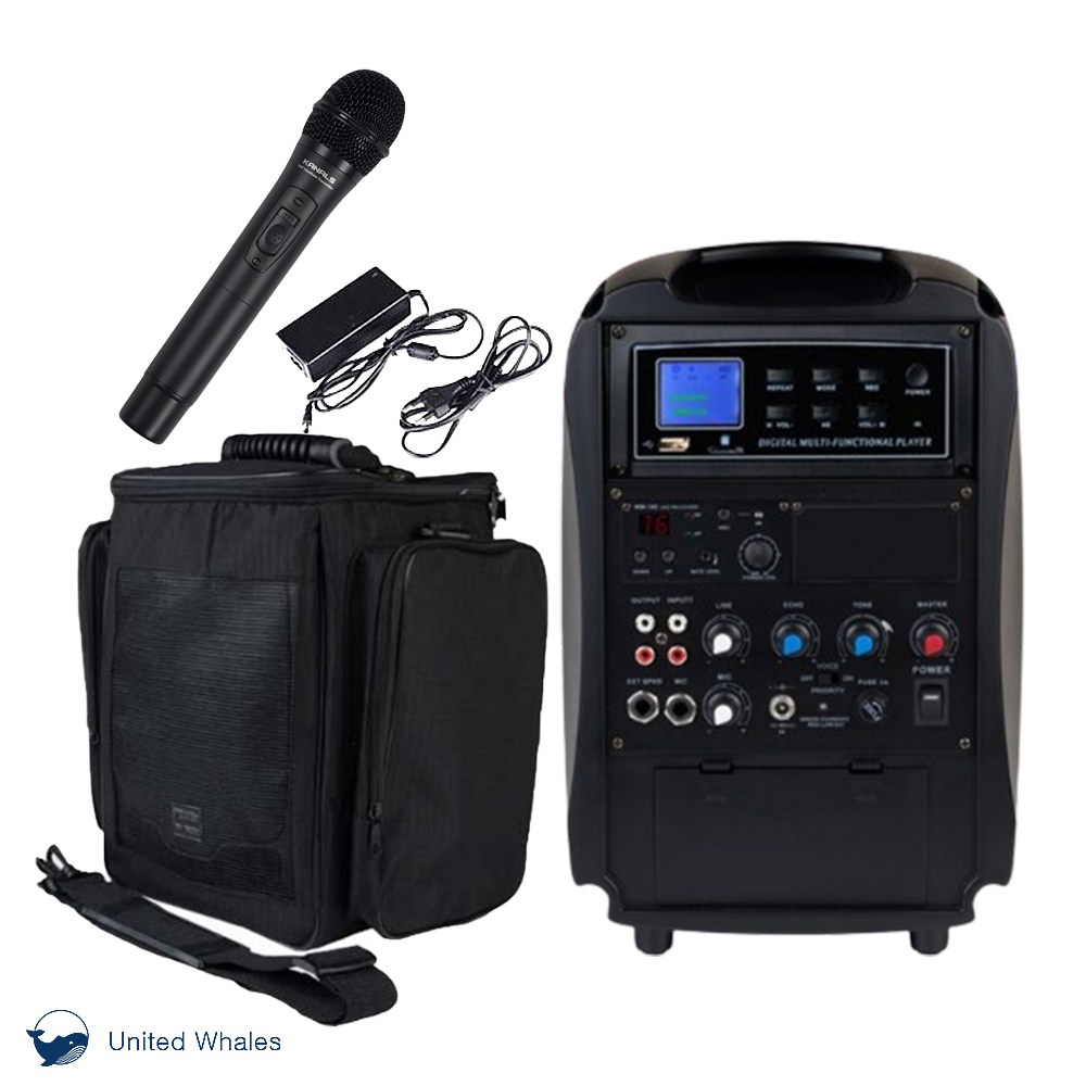 카날스 AT-115BN 이동식 앰프 스피커 충전식 블루투스 앰프 스피커 무선 핸드마이크 1개 포함 [정품/빠른배송] 469,420원