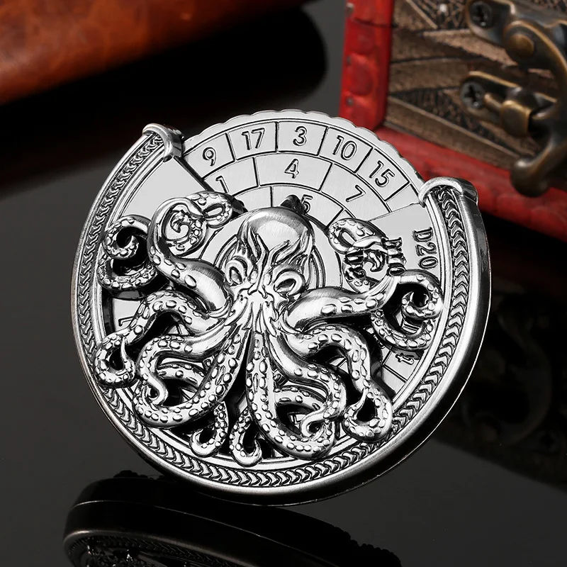 7in 1 핑거팁 자이로 회전 룰렛 DND 오지 및 드래곤 휴대용 게임 소품 금속 디지털 나침반 25,500원