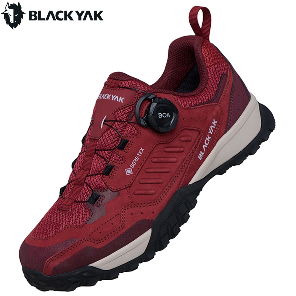 블랙야크 여성 고어텍스 방수 가죽 다이얼 트레킹화 등산화 요크셔 더퍼스트 II D GTX 레드 228,700원