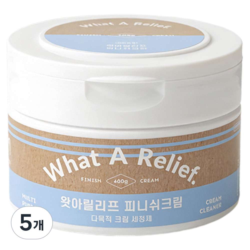 왓아릴리프 다목적 세정 피니쉬크림, 400g, 5개 84,160원