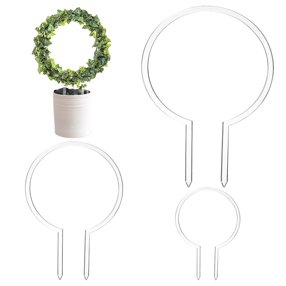 아크릴 식물 성장 지지대 덩굴식물 격자 구조 링 3종 세트 148x100cm 14,950원