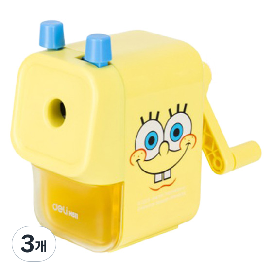 델리 스펀지밥 5단 심조절 캐릭터 점보연필 가능 탁상용 회전형 연필깎이 29,920원
