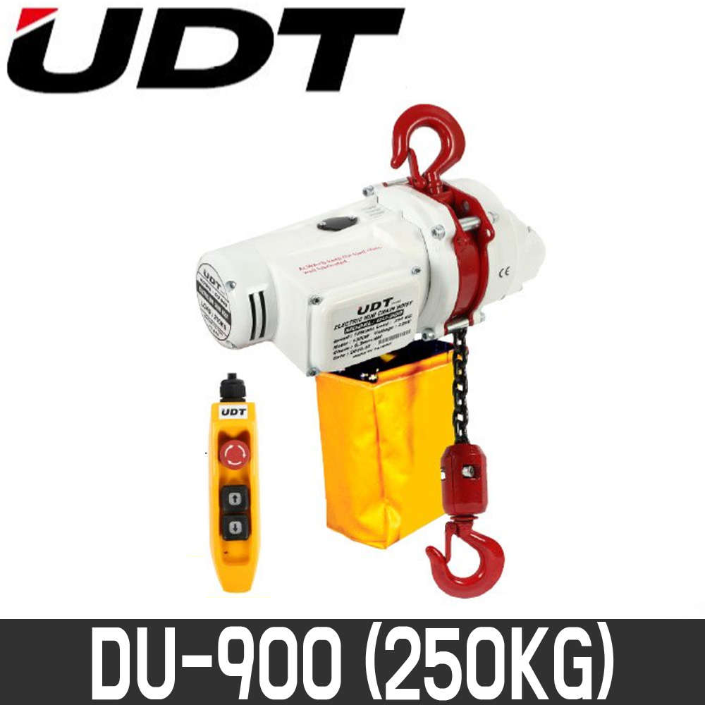 [UDT] 미니체인 호이스트(단상) DU-900 / 용량250kg, 1개 876,080원