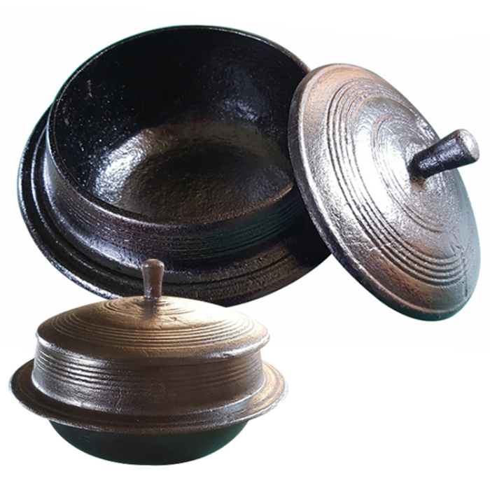 국내산 길들인 전통방식 무쇠 가마솥 6인용 20cm 68,370원