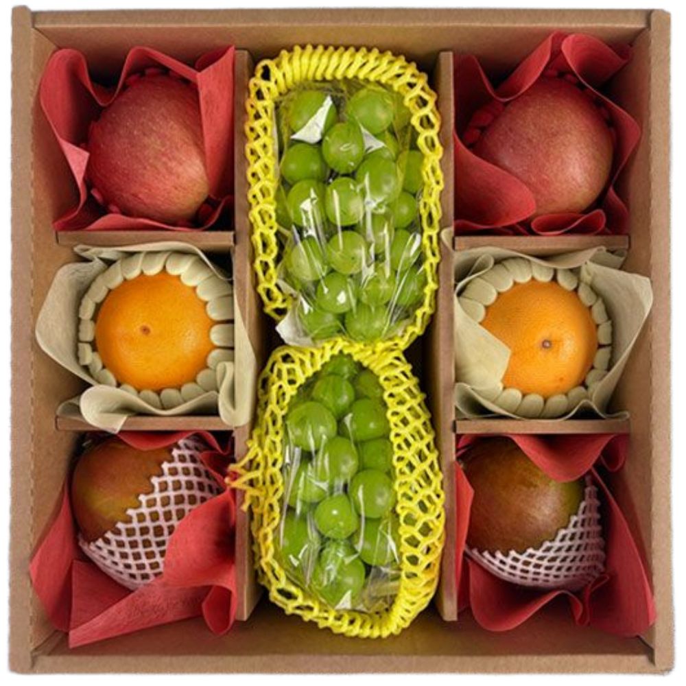 정성 담은 안부 세트 6호 (사과 샤인머스캣 애플망고 자몽 혼합 구성), 1박스 79,900원