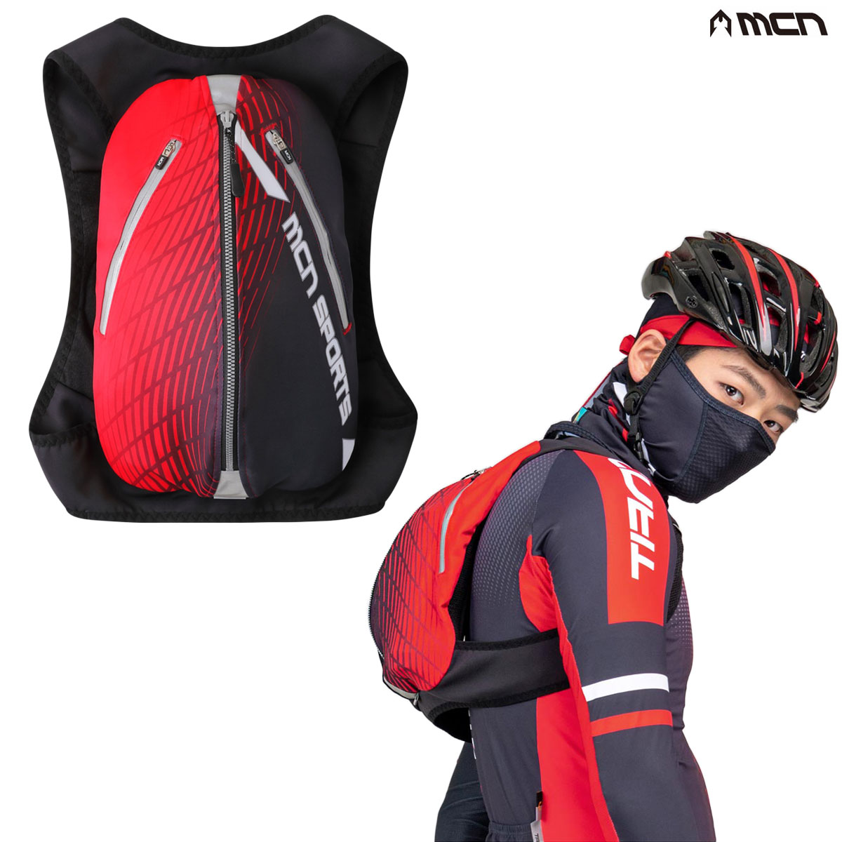 MCN 초경량 싸이클 로드 라이딩 자전거 가방 백팩 레드트위스터 67,500원