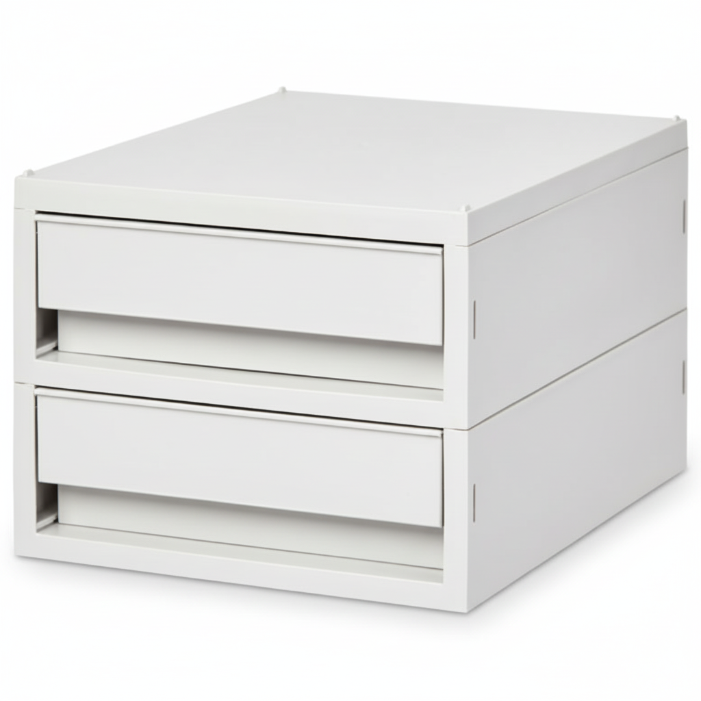 시스맥스 뉴트로 다용도 소품 수납 서랍함 중형-2단, 단일상품, 1개 10,800원