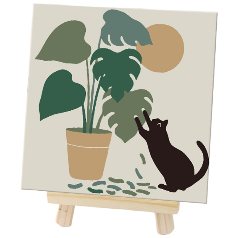 DIY 명화그리기 유화그리기 세트 취미 피포페인팅 20x20cm 9,900원