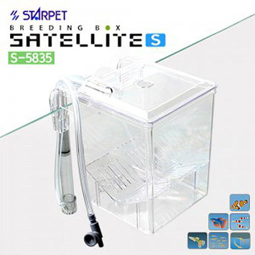SUDO 세틀라이트 부화통 S [5835] / 수도 수족관 어항 치어망 은신처 산란통 격리통 치어 구피 베타 열대어 17,000원