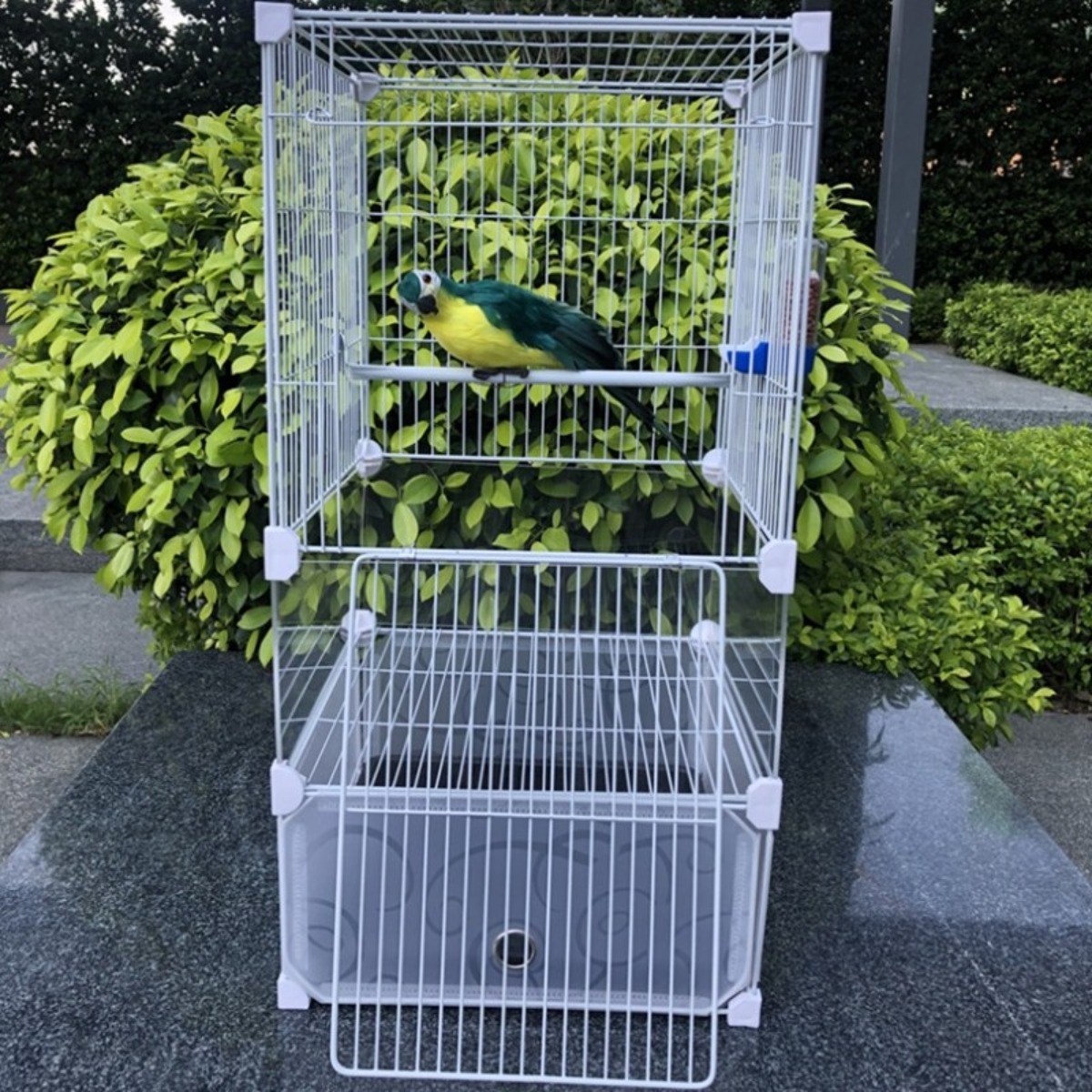 심비오시스 조립식 소형 강아지 고양이 철망 울타리 철장, 화이트, 1개 2,630원