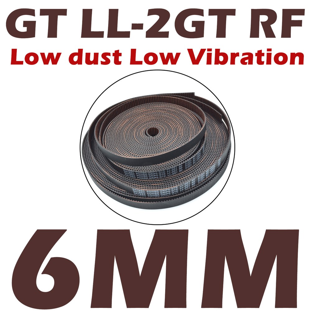 GATES GT LL 2GT RF GT3 2MGT 개방형 동기 벨트 고무 저먼지 저진동 VORON 3D 프린터 6MM 9MM 10MM 12MM 15MM 19,100원