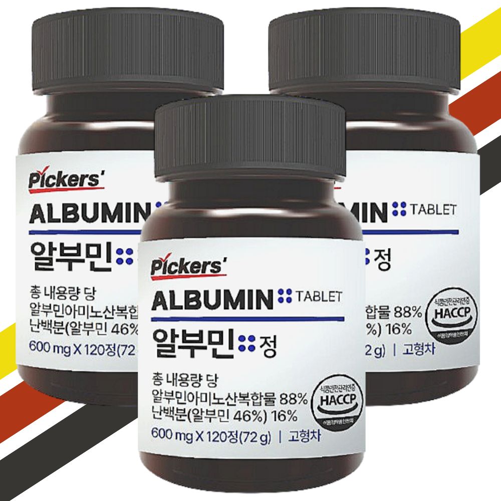 픽커스 먹는 알부민 정 난백 추출 단백질 아미노산 보충 영양 활력 28,900원