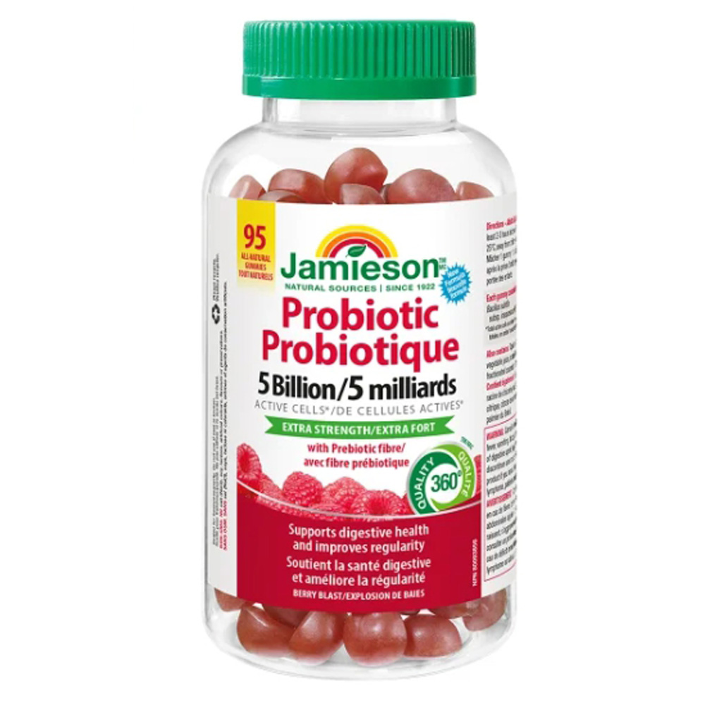 [캐나다 직배송] 자미에슨 프로바이오틱스 유산균 젤리, 성인 장건강 유지, 95구미, 95정, 1개 67,900원