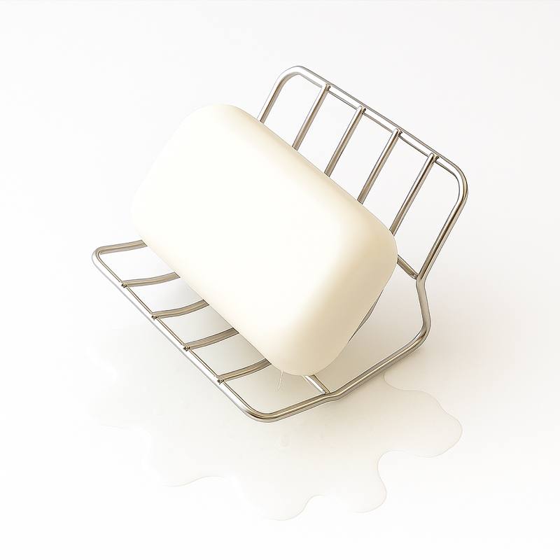 에이오알비 스텐 수직 비누받침대 2P, 실버 16,300원