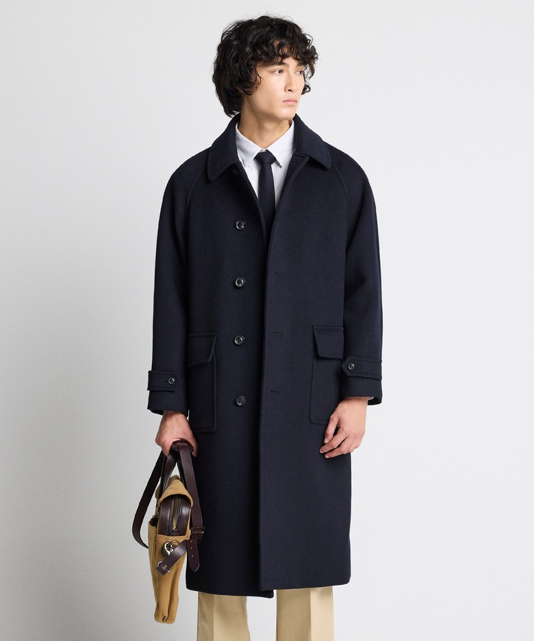 [CODI GALLERY] 캐시미어 블랜드 발마칸 코트 네이비 (세미오버핏) CCTVD12NSN_ 196,000원
