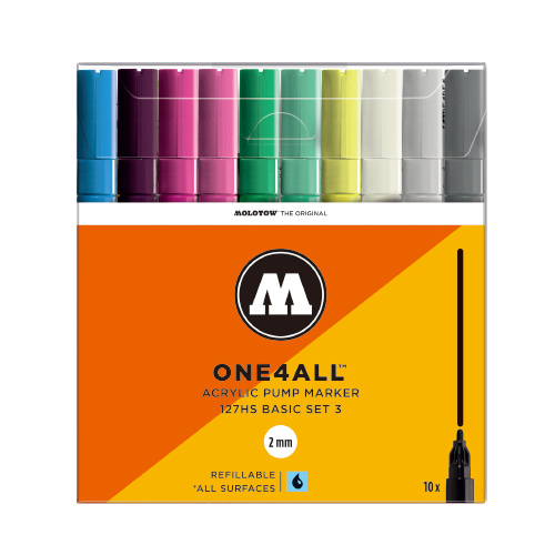 모로토우 원포올127HS 베이직세트3 (10색), 단품 49,200원