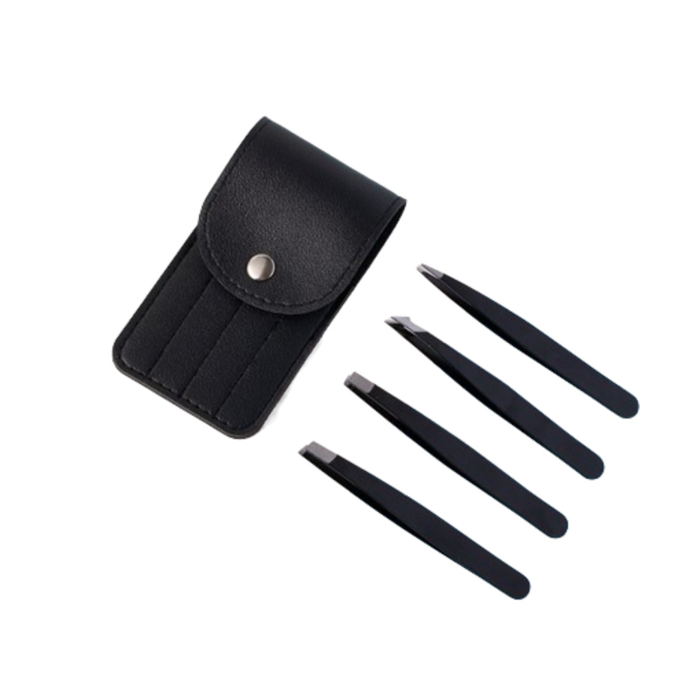 족집게 고급 핀셋 4종 파우치 세트, 1개, 기본 4,300원