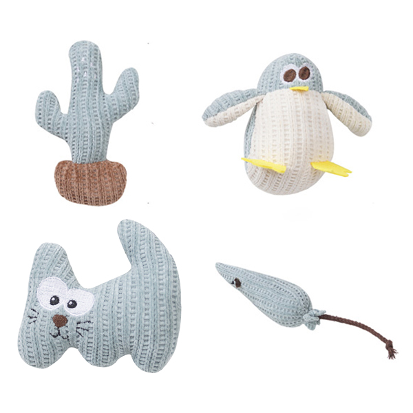 캣츠드림 고양이 캣닢 인형 장난감 4종 세트 00062, 블루4PSET, 1세트 14,040원