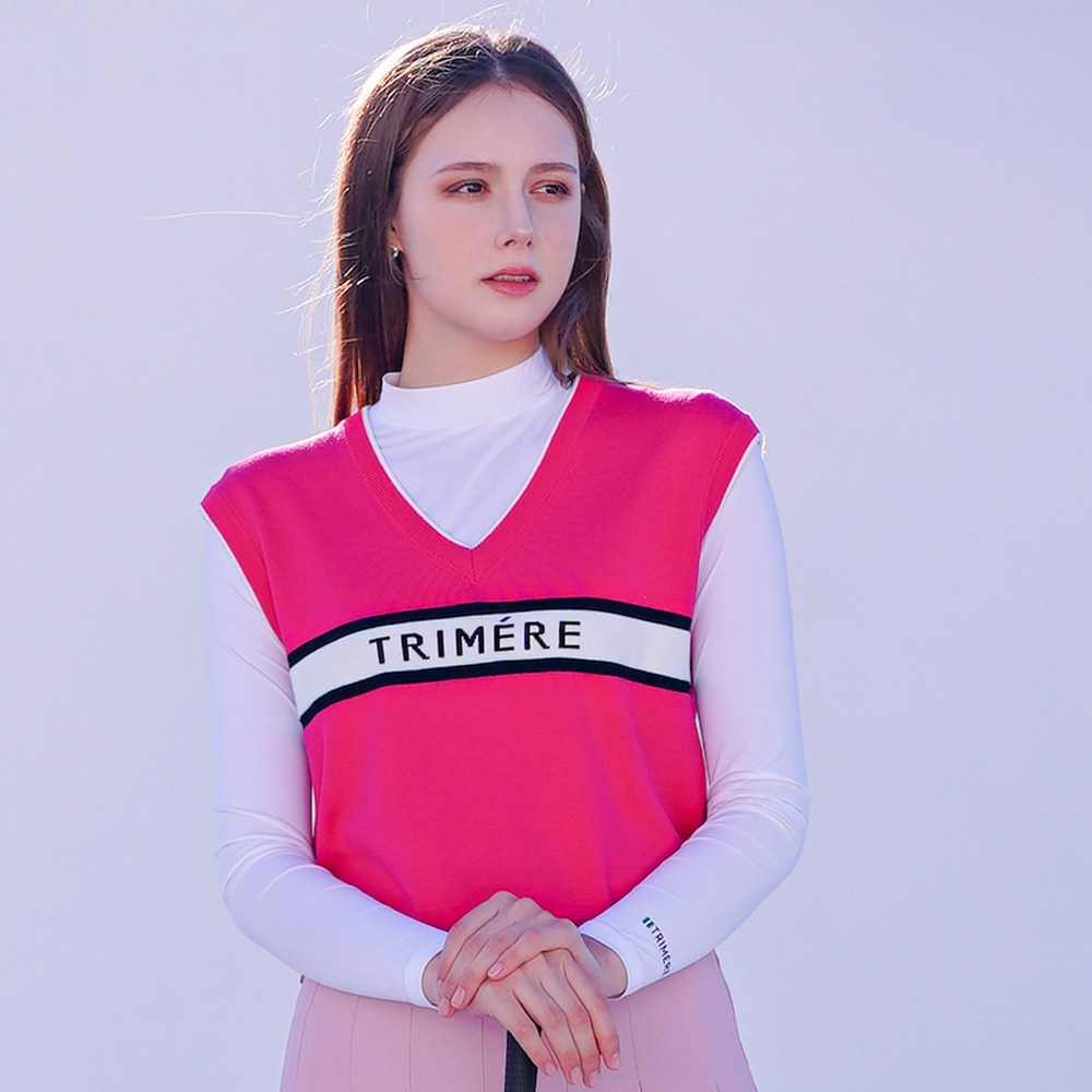트리메르 여성 골프 아웃도어 데일리 니트 베스트 79,000원