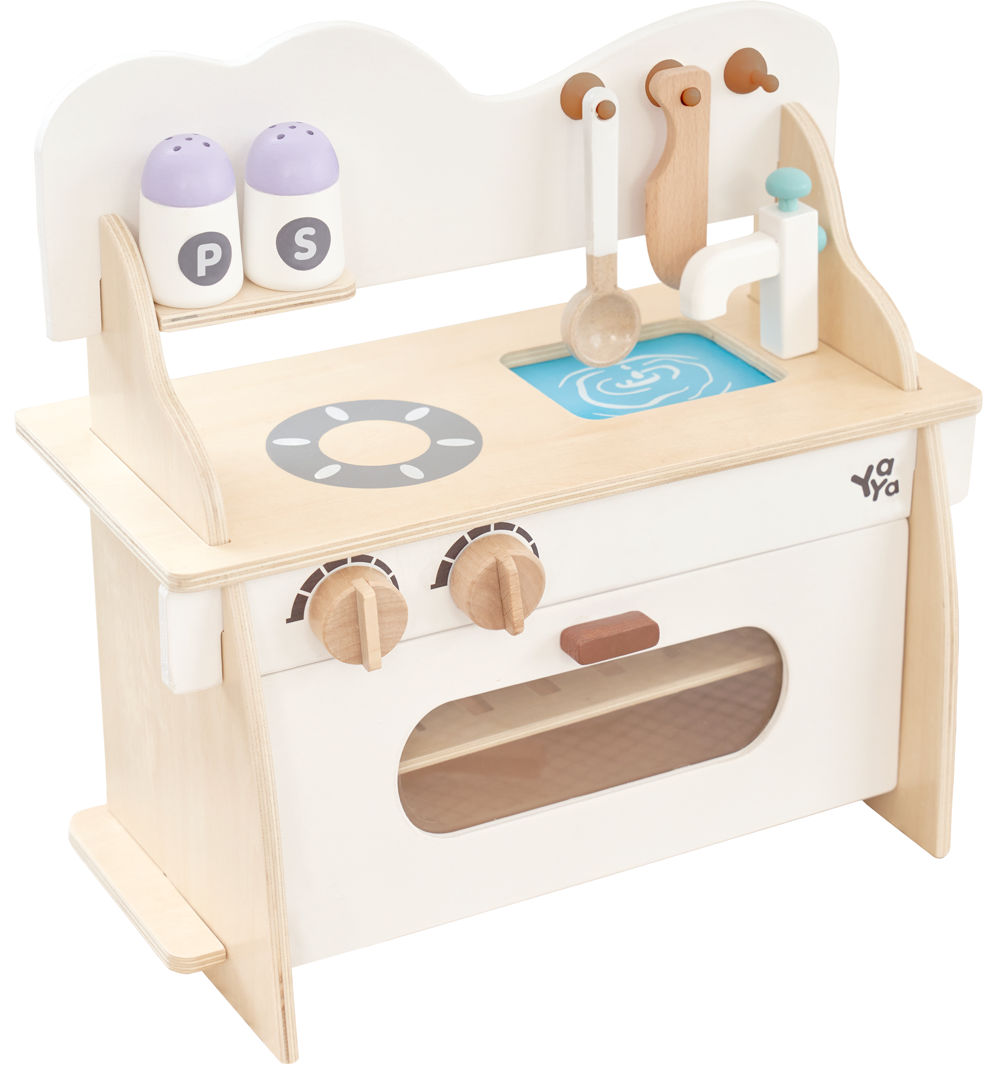 야야 우든 플레이 주방놀이, 혼합색상, 1개 34,900원