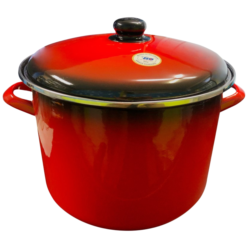 ELO 빨간 법랑냄비 13종/양수 편수 전골 국 곰탕 라면냄비, 28cm(대곰솥), 1개 99,000원