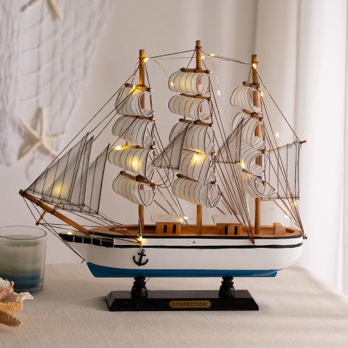지중해 범선 모형 40cm 전구포함 57,900원