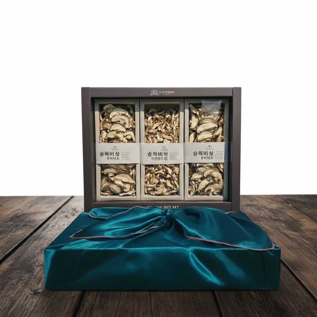 [산지직송] 깊은 풍미 슬라이스 저온 건조 송화버섯 선물세트, 1개, 건조 송화버섯 선물세트 86,120원