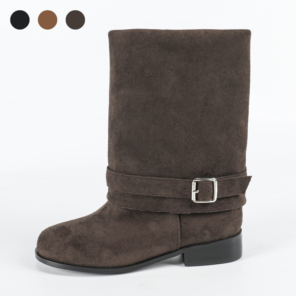 페조 여성 미들부츠 롱부츠 스웨이드 버클 PZBTSW-888-25 55,800원