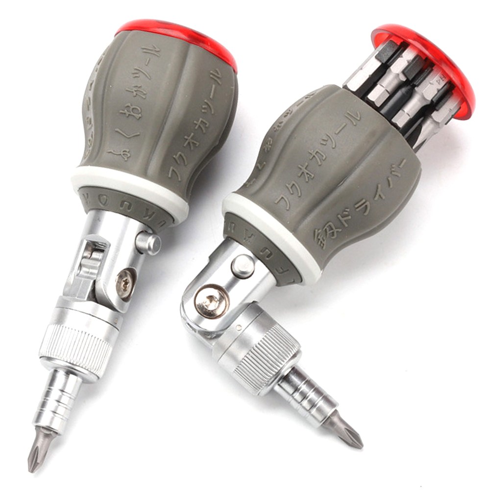 8 in 1 라쳇 주먹드라이버 코너 드라이버 십자 일자 육각 세트 11,800원