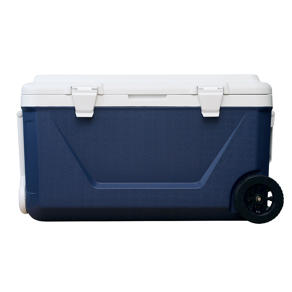 [CAMTEL] 대용량 캠핑 낚시 하드쿨러 아이스박스, 화이트/네이비, 45L 94,800원