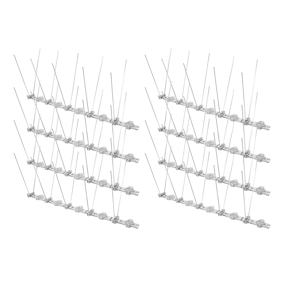 한일전기 비둘기 퇴치 버드 스파이크 25cm + V자 스테인리스 스틸 5p + 아크릴 양면테이프 25cm 세트, 8세트 9,120원