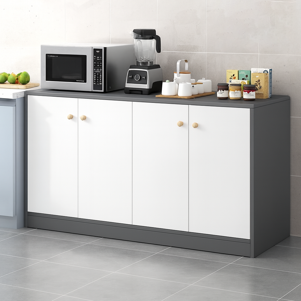 거실수납장 다용도 공간 주방 식탁 옆 홈카페 베란다 수납 선반장 183,600원